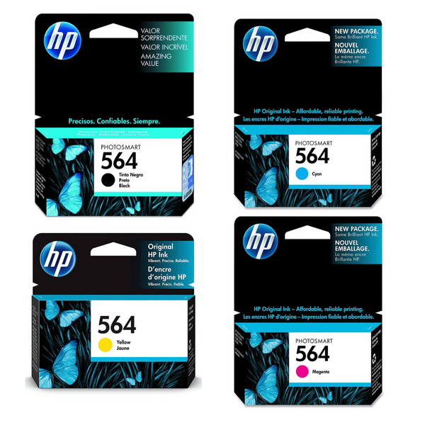 Cartucho Hp 564 Cb316wl Kit C6380 | D5460 | B8850 | 4 Cores O